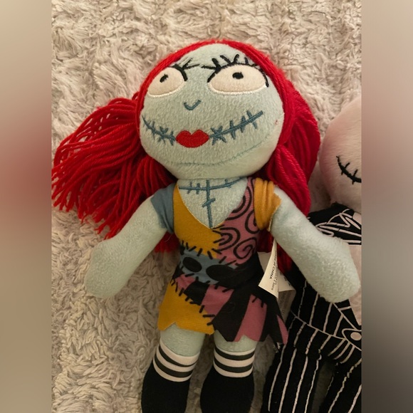 Mini Jack and Sally Plushies about 9.5 inches - Picture 3 of 8